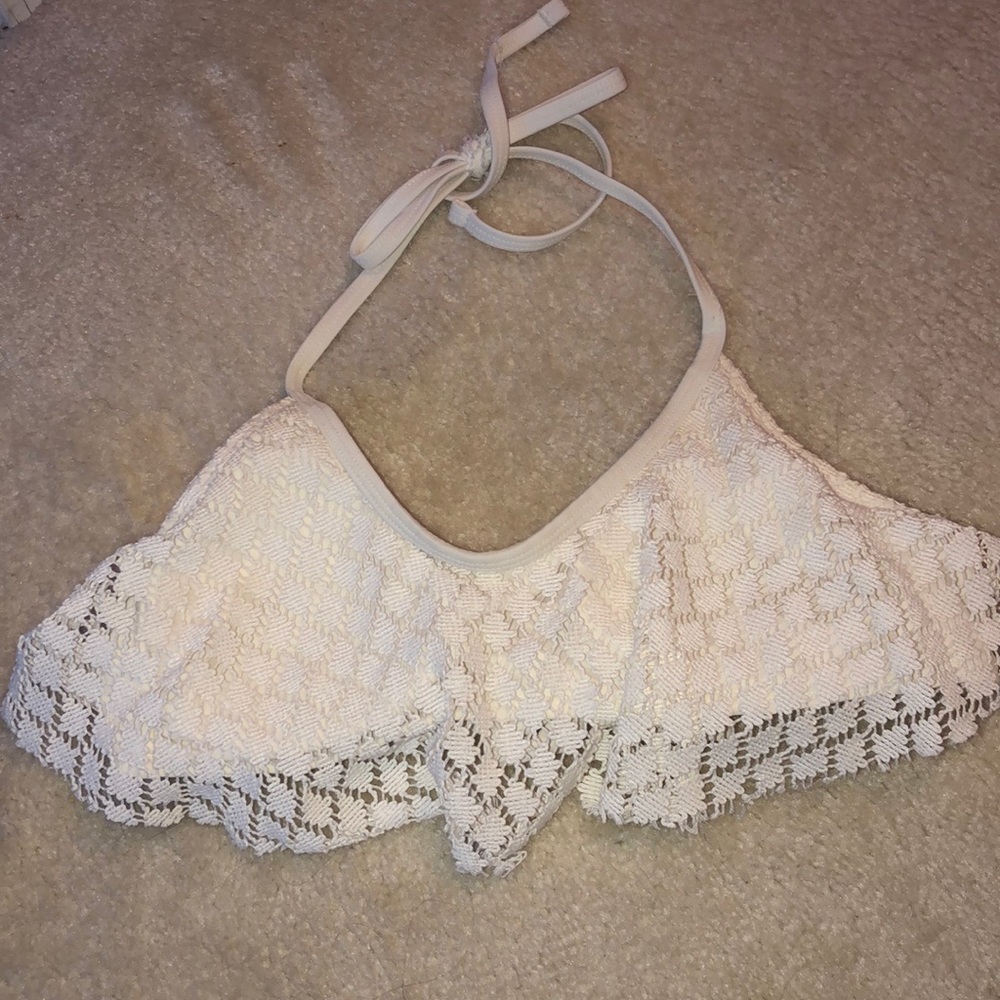 White Swimsuit Top